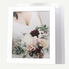 20x24 Pre-cut Mat with Whitecore fits 16x20 Picture + White Foam Board + Bags